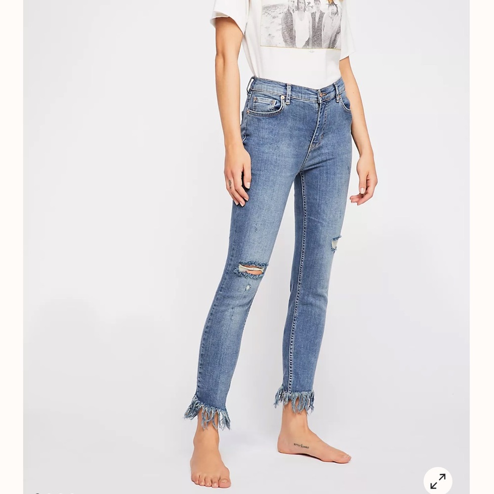 Free People Great Heights Skinny Jeans